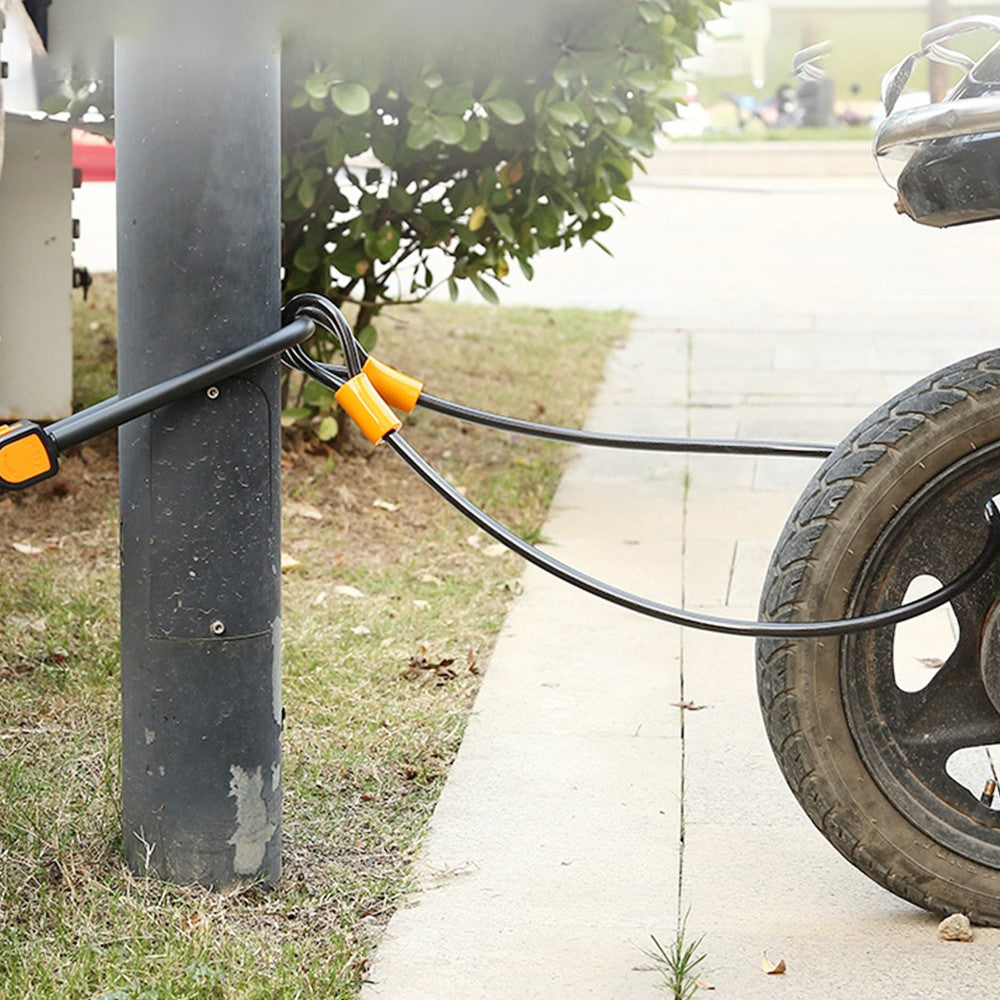 Bicycle U Lock Anti-theft Password Lock for Bikes, Motorcycles, Scooters