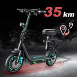 BOGIST M5 Pro+ Electric Scooter with Seat 12" Tires 500W 48V 15Ah Battery