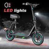 BOGIST M5 Pro+ Electric Scooter with Seat 12" Tires 500W 48V 15Ah Battery