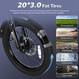 Fafrees F20 Mate Foldable Electric Cargo Tricycle 20" Tires 500W 48V 18.2Ah