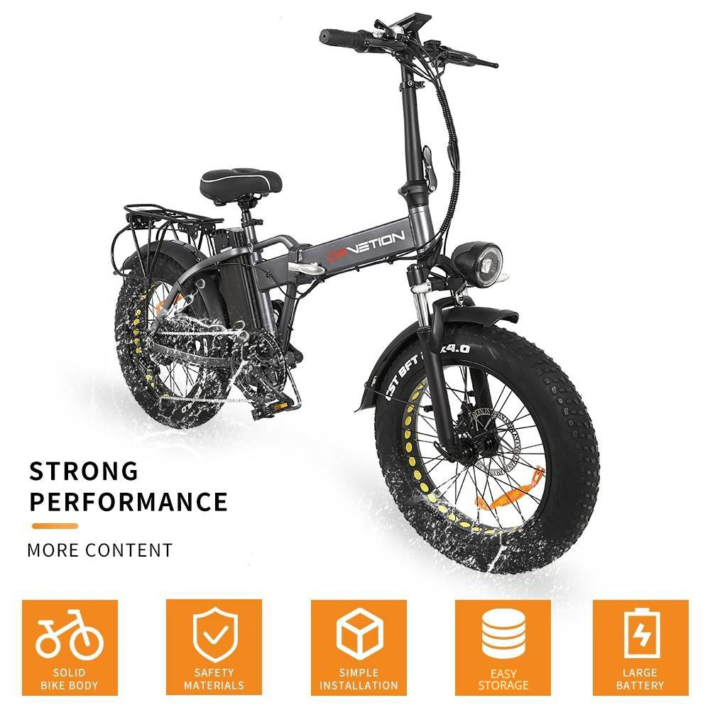 DRVETION AT20 Electric Bike 20" Tires 750W Motor 48V 10Ah/15Ah Battery