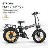 DRVETION AT20 Electric Bike 20" Tires 750W Motor 48V 10Ah/15Ah Battery