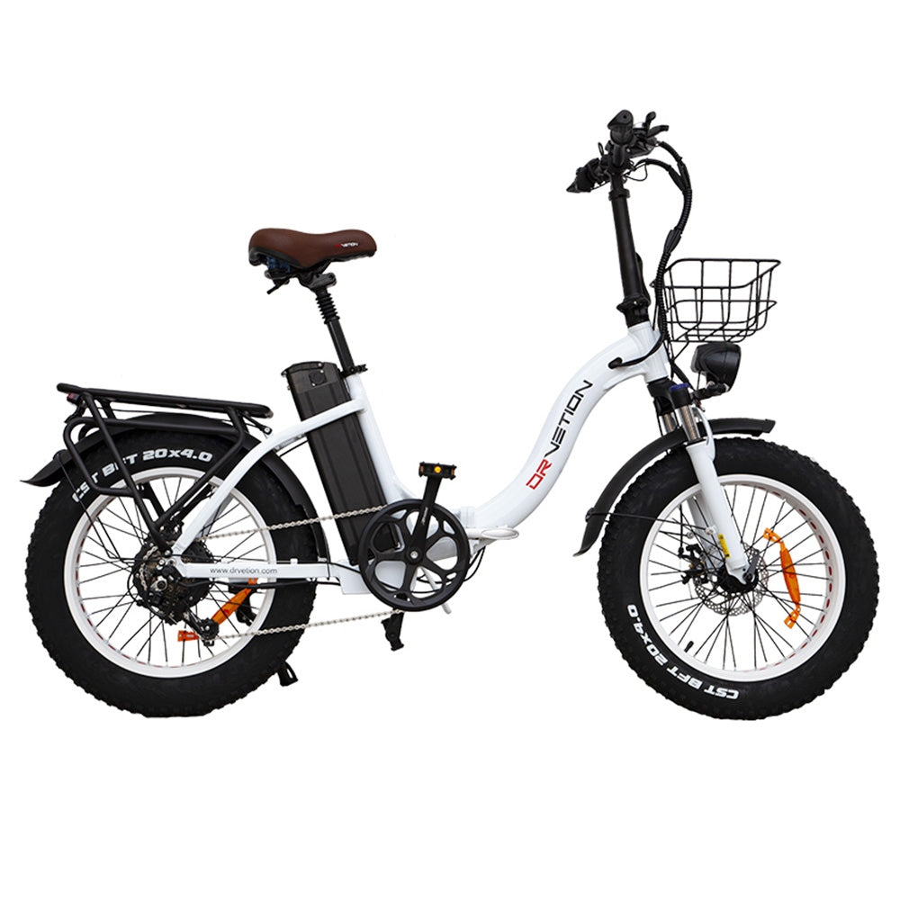 DRVETION CT20 Electric Bike 20" Tires 750W Motor 48V 10Ah/15Ah/20Ah Battery