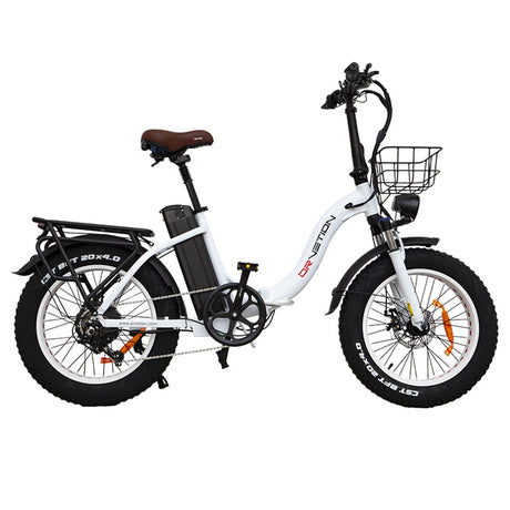 DRVETION CT20 Electric Bike 20" Tires 750W Motor 48V 10Ah/15Ah/20Ah Battery