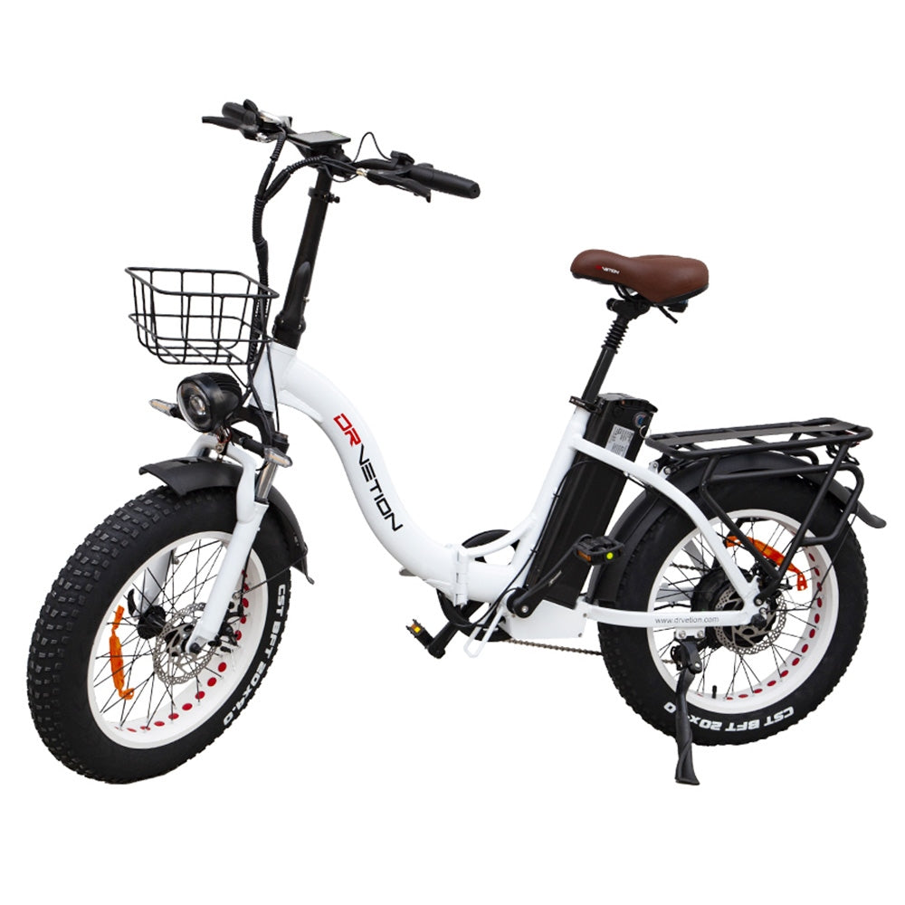 DRVETION CT20 Electric Bike 20" Tires 750W Motor 48V 10Ah/15Ah/20Ah Battery