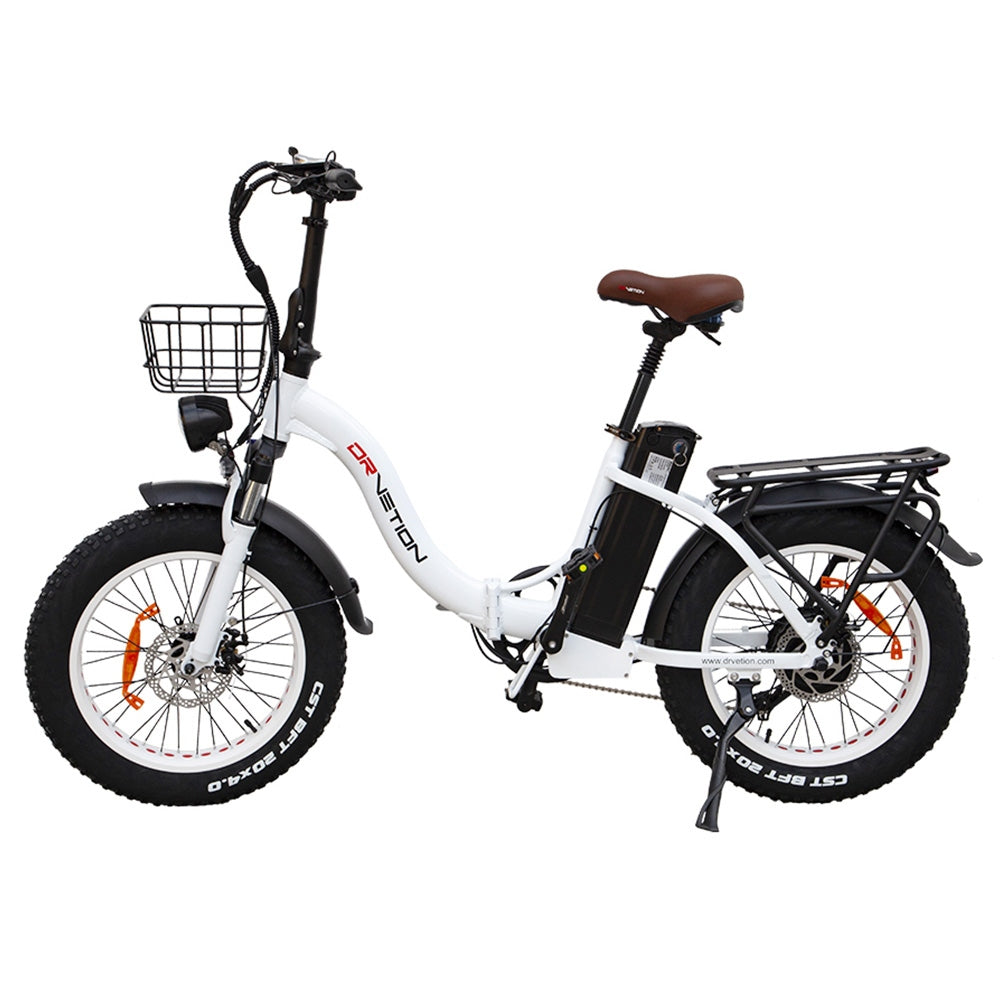 DRVETION CT20 Electric Bike 20" Tires 750W Motor 48V 10Ah/15Ah/20Ah Battery