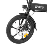 DYU A1F Pro Electric City Bike 16" Tires 250W Motor 36V 7.5Ah Battery