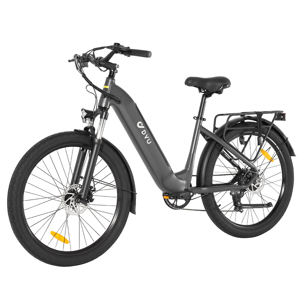 DYU C1 Electric Bike 26" Fat Tires 350W Motor 36V 10Ah Battery