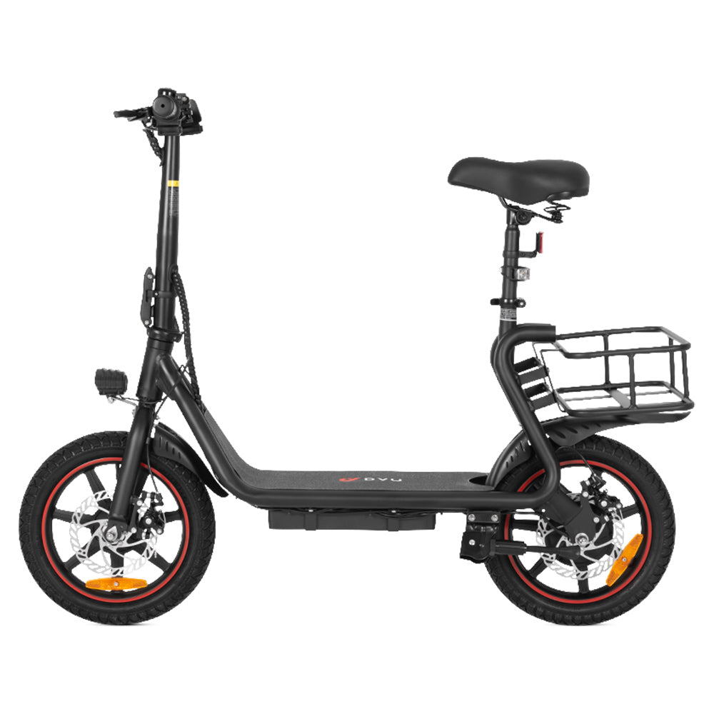 DYU C4 Electric Scooter with Seat 14" Tires 250W Motor 36V 10Ah Battery