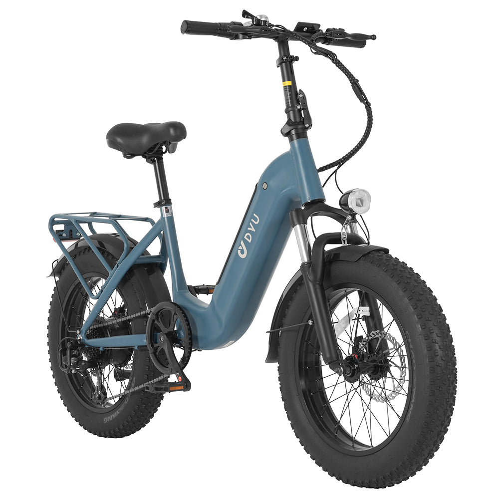 DYU FF500 Electric Bike 20" Fat Tires 500W Motor 48V 14Ah Battery