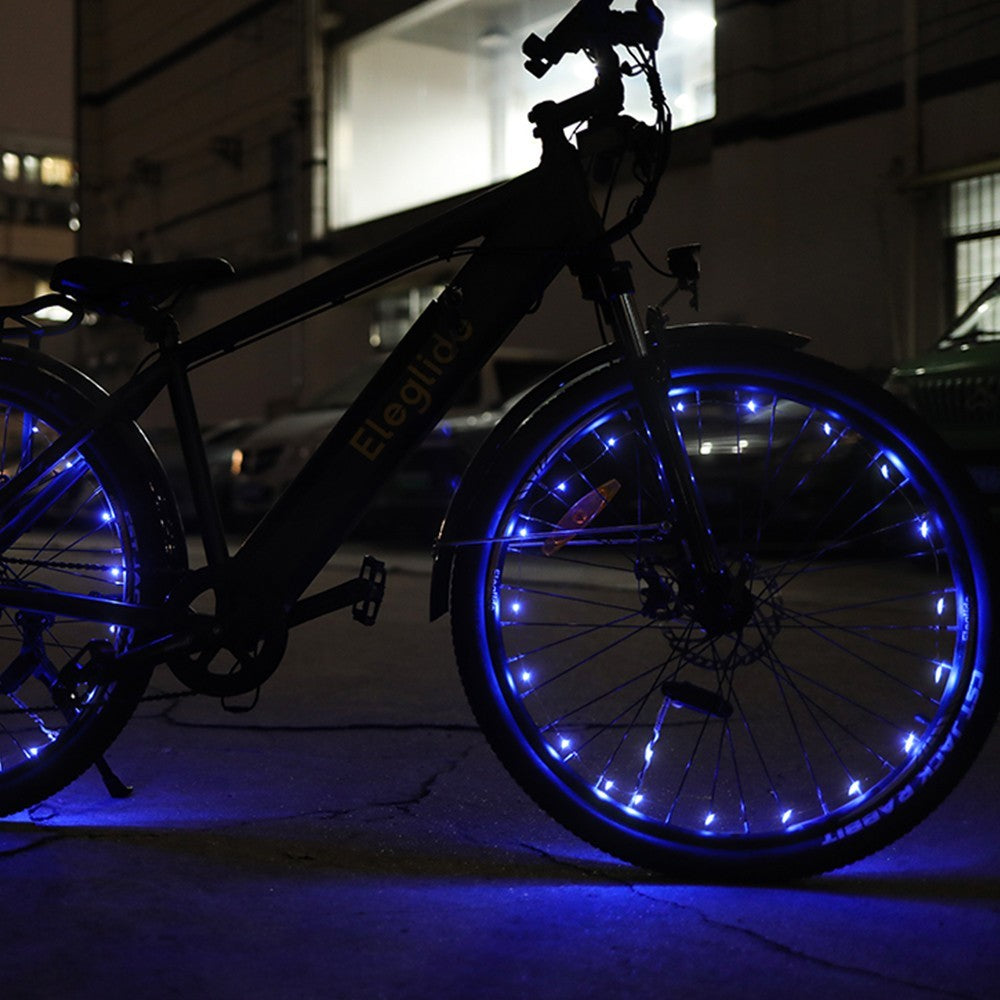 Eleglide Blue Bike Wheel Lights (2pcs, No Battery)