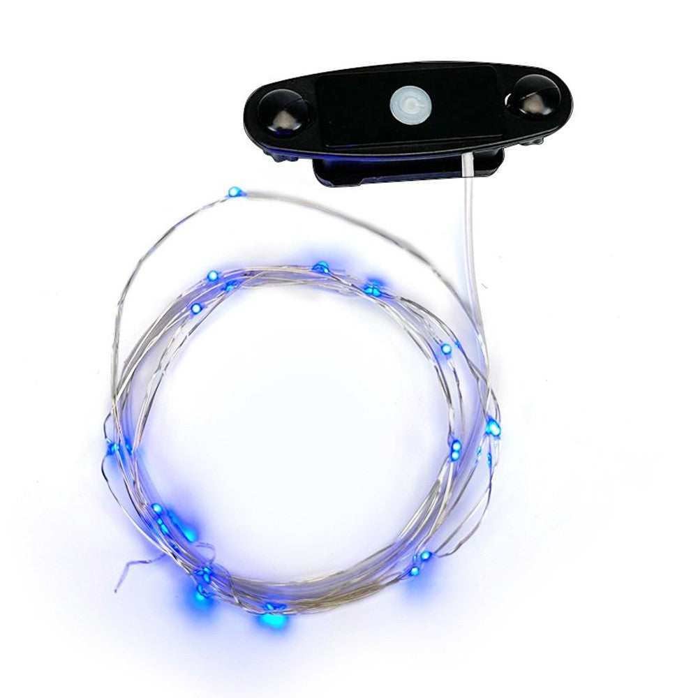 Blue Bike Wheel Lights (2pcs, No Battery)