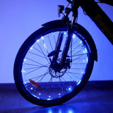 Blue Bike Wheel Lights (2pcs, No Battery)