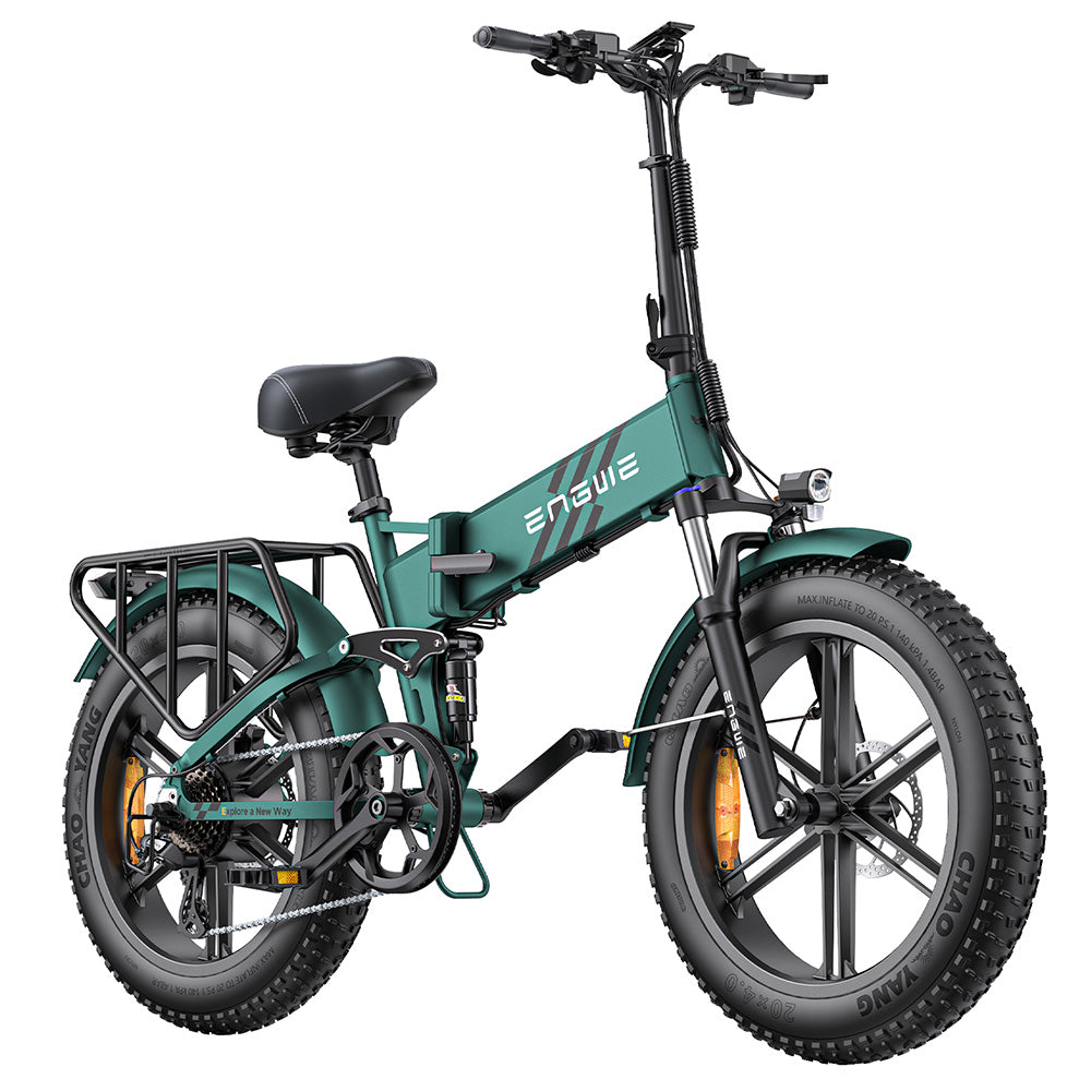 ENGWE ENGINE Pro 2.0 Electric Mountain Bike 20" Tires 750W Motor 52V 16Ah Battery