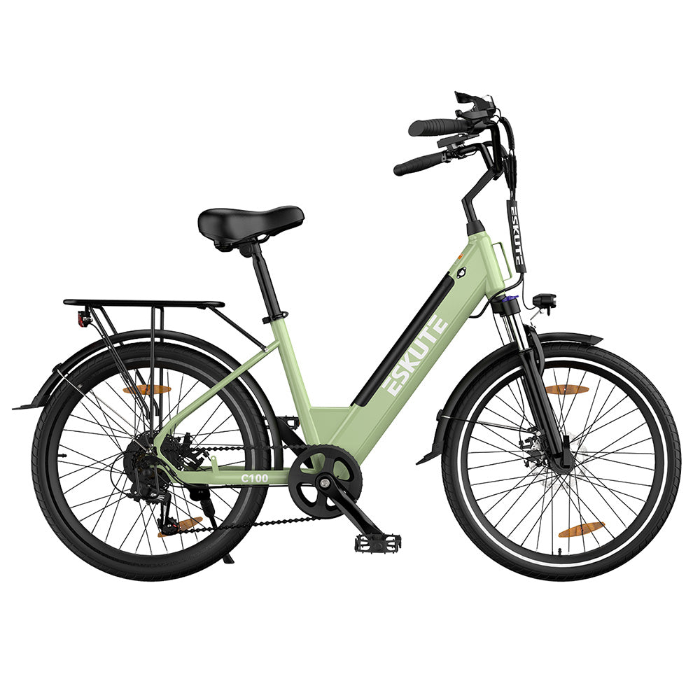 ESKUTE C100 Electric Bike 26" Tires 250W Motor 36V 10.4Ah Battery