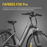 Fafrees F28 Pro Electric City Bike 27.5" Tires 250W Motor 36V 14.5Ah Battery