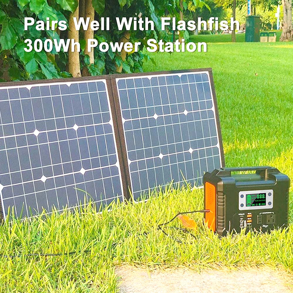 Flashfish SP 18V 100W Portable Solar Panel