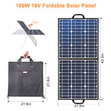 Flashfish SP 18V 100W Portable Solar Panel