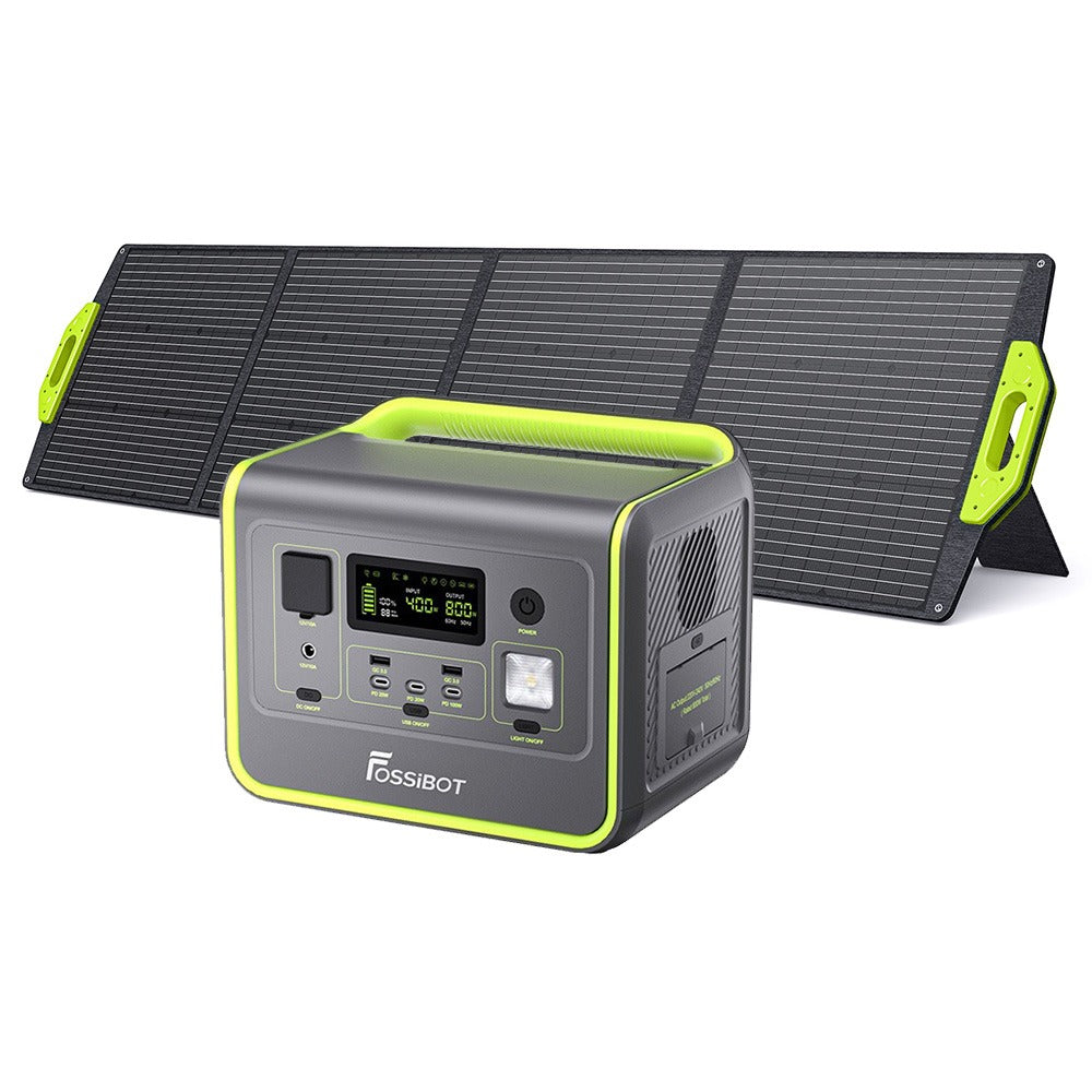 FOSSiBOT F800 Portable Power Station + SP200 18V 200W Foldable Solar Panel