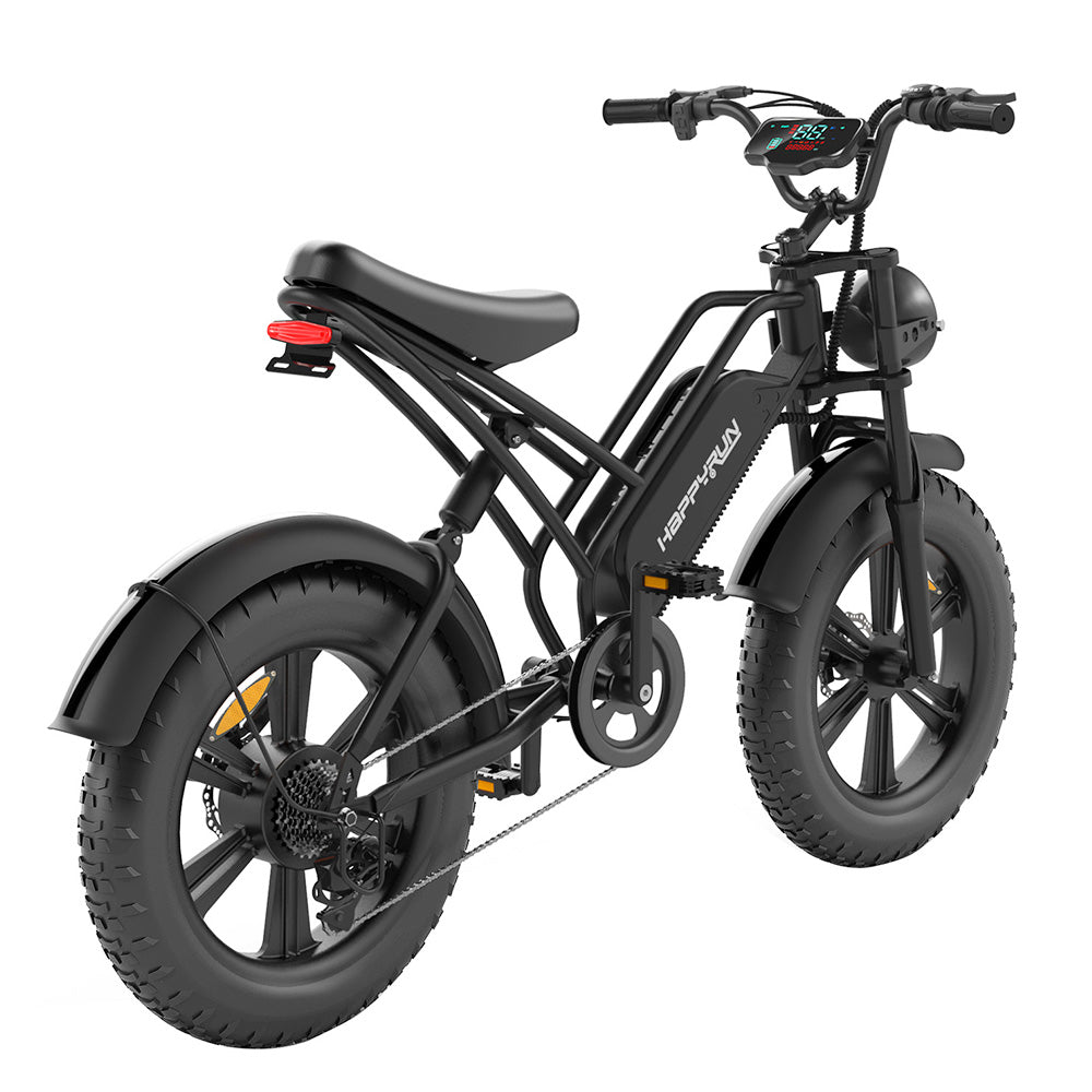 HAPPYRUN HR-G50 Electric Bike 20" Fat Tires 750W Motor 48V 18Ah Battery