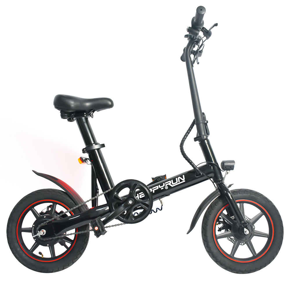 Happyrun HR-X40 Electric City Bike 14" Tires 350W Motor 36V 6Ah Battery