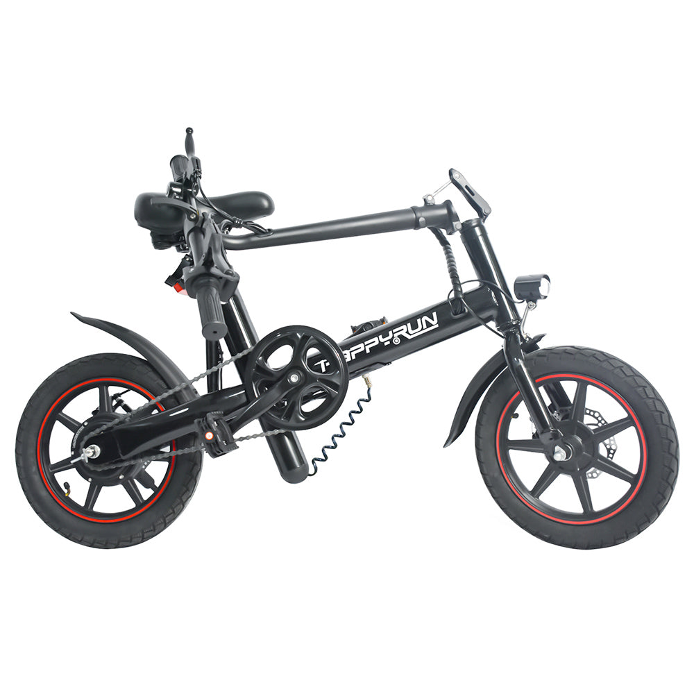 Happyrun HR-X40 Electric City Bike 14" Tires 350W Motor 36V 6Ah Battery