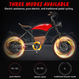 Hidoes B10 Electric Dirt Bike 20" Fat Tires 1000W Motor 48V 12.5Ah Battery