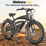 Hidoes B3 eBike 26" Fat-Reifen 1200W-Motor 48V 18.2Ah Batterie