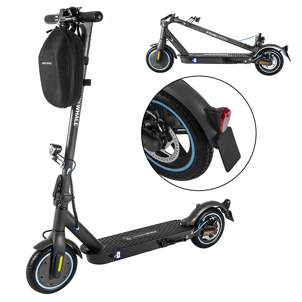 Honey Whale E9 Electric Scooter with ABE 8.5" Tires 500W 36V 7.5Ah Battery