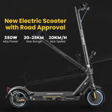 Honey Whale E9 Electric Scooter with ABE 8.5" Tires 500W 36V 7.5Ah Battery