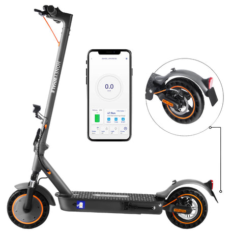 Honey Whale E9 MAX Electric Scooter with ABE 10" Tires 500W 36V 10Ah Battery