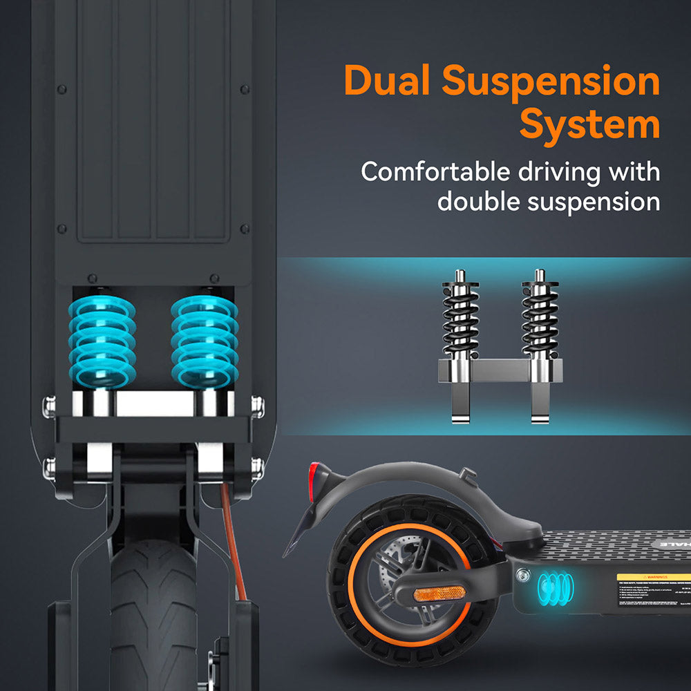 Honey Whale E9 MAX Electric Scooter with ABE 10" Tires 500W 36V 10Ah Battery