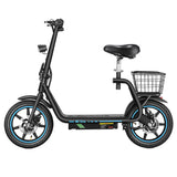 Honey Whale M5 Elite Electric Scooter with Seat 14" Tires 500W 48V 13Ah Battery