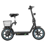 Honey Whale M5 Elite Electric Scooter with Seat 14" Tires 500W 48V 13Ah Battery