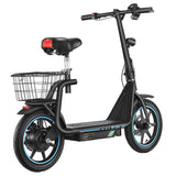 Honey Whale M5 Elite Electric Scooter with Seat 14" Tires 500W 48V 13Ah Battery