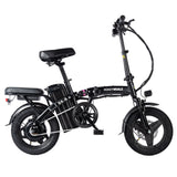 Honey Whale S6-S Electric City Bike 14" Tires 250W Motor 48V 10.4Ah Battery