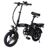 Honey Whale S6-S Electric City Bike 14" Tires 250W Motor 48V 10.4Ah Battery