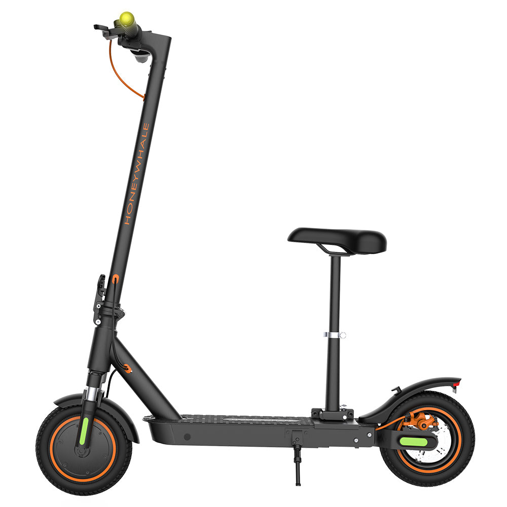 Honey Whale M2 MAX-B Electric Scooter with Seat 10" Tires  500W 12.5AH Battery