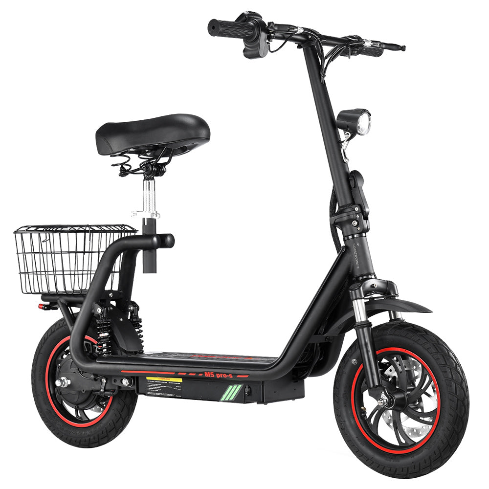 Honeywhale M5 Pro-S Electric Scooter With Basket 12" Tires 500W 13AH Battery