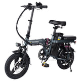 Honey Whale S6 Pro Electric City Bike 14" Tires 350W Motor 48V 15Ah Battery