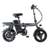 Honey Whale S6 Pro Electric City Bike 14" Tires 350W Motor 48V 15Ah Battery