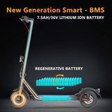 iSinwheel E9 Pro Electric Scooter with ABE 8.5" Tires 350W Motor 36V 7.5Ah Battery