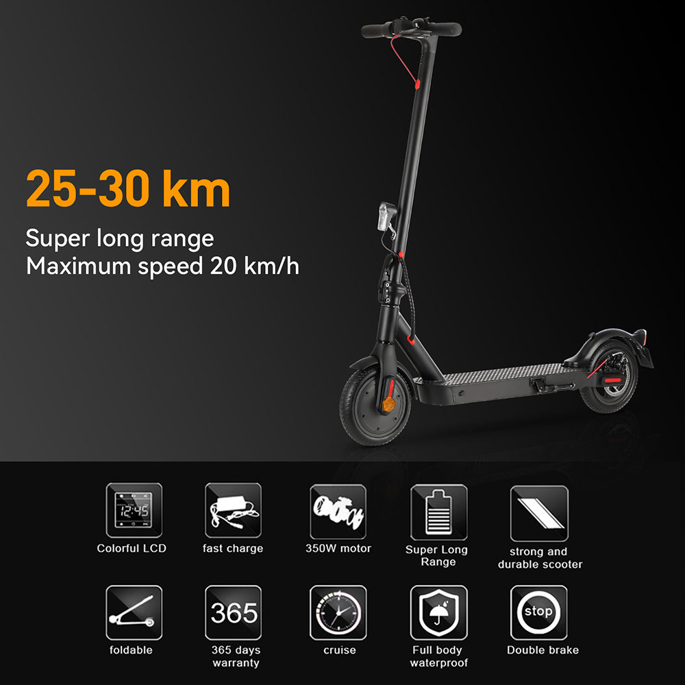 iSinwheel E9 Pro Electric Scooter with ABE 8.5" Tires 350W Motor 36V 7.5Ah Battery