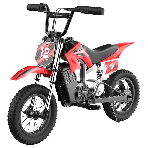 iSinwheel A12 Kids Electric Dirt Bike 12" Tires 350W Motor 36V 5.2Ah Battery