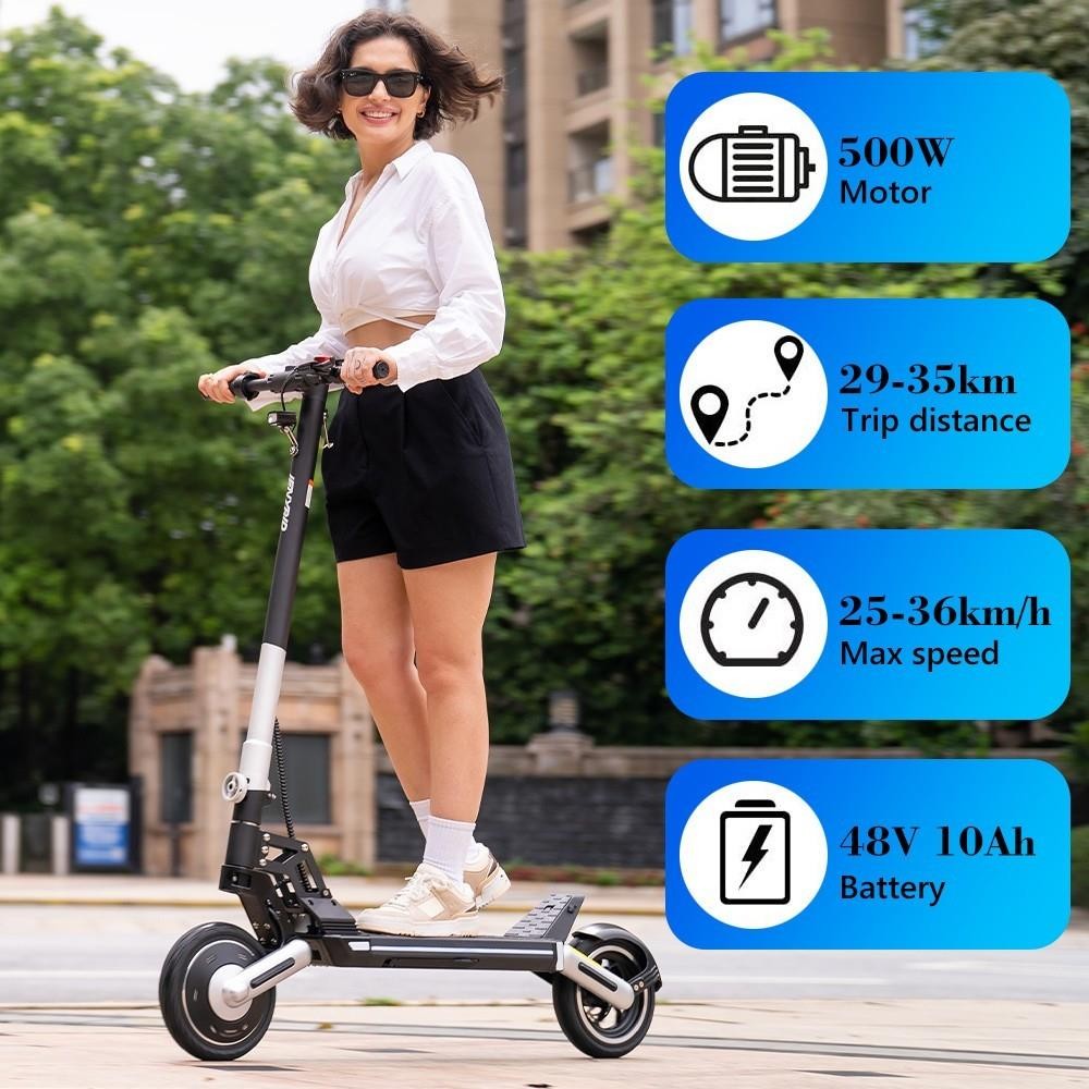 iENYRID M8 Electric Scooter 9.5" Tires 500W Motor 48V 10Ah Battery