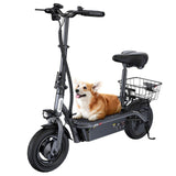 iScooter F3 Electric Scooter With Basket 10" Tires 1000W 48V 13AH Battery