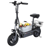 iScooter F3 Electric Scooter With Basket 10" Tires 1000W 48V 13AH Battery