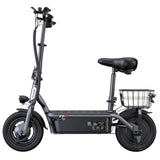 iScooter F3 Electric Scooter With Basket 10" Tires 1000W 48V 13AH Battery