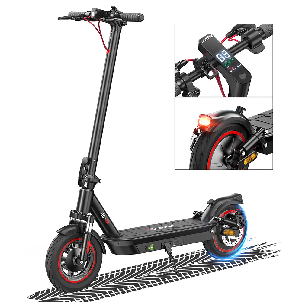 iScooter i10 Electric Scooter 10" Tires 650W Motor 36V 15Ah Battery