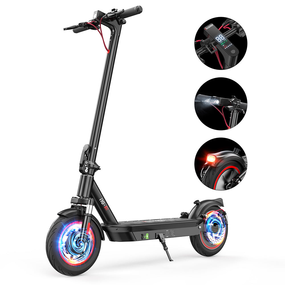 iScooter i10 Electric Scooter 10" Tires 650W Motor 36V 15Ah Battery